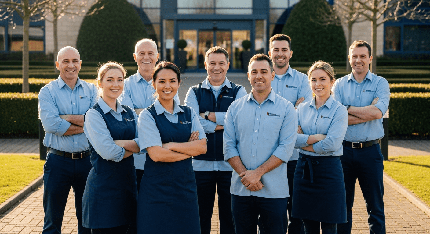 H&S Contract Cleaning team